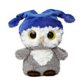 8" Wise Owl with Blue Hat